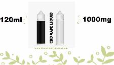 CBD Vape Liquid - 120ml - Full Spectrum (1000mg)